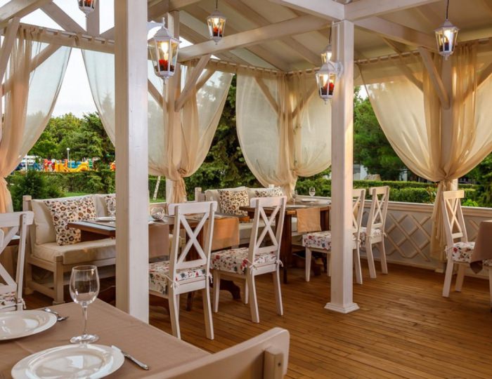 Терраса Café de Paris - Отель Alean Family Biarritz / Алеан Фэмили Биарриц