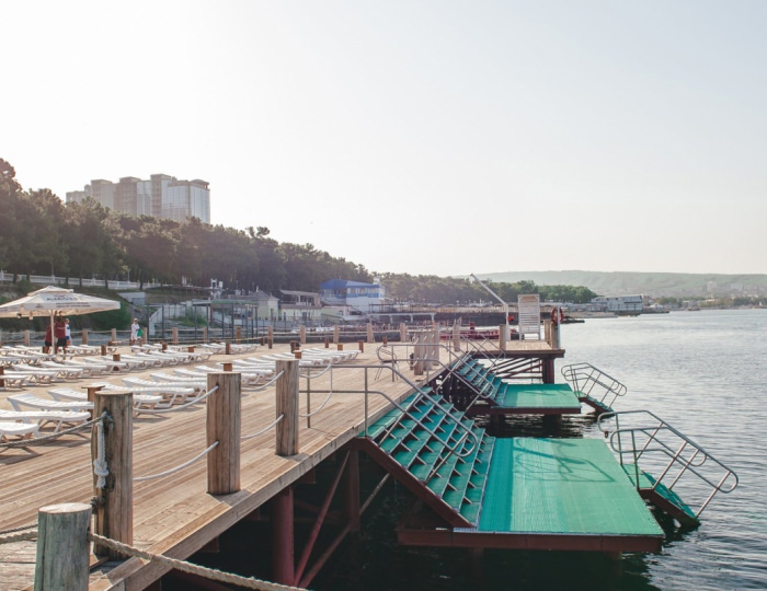 Пляж - Отель Alean Family Biarritz / Алеан Фэмили Биарриц