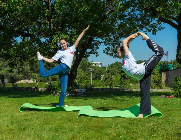 Утренние занятия с анимацией - Отель Alean Family Biarritz / Алеан Фэмили Биарриц